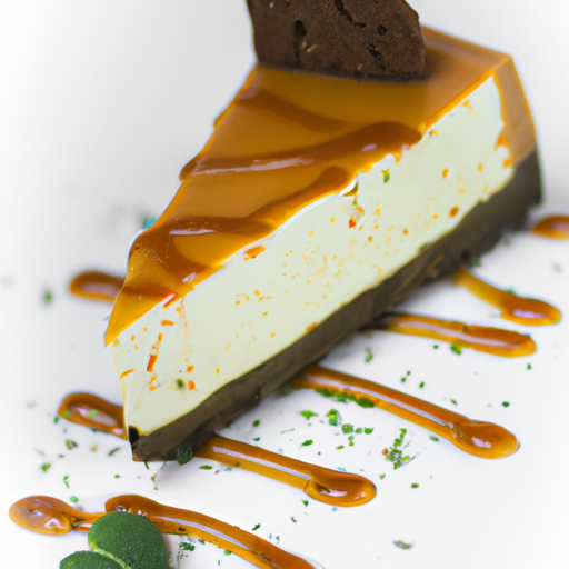 Minty Caramel Cheesecake