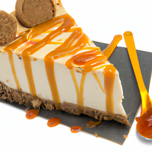 Cookies & Cream Cheesecake with Vanilla Wafer Crust and Caramel Topping