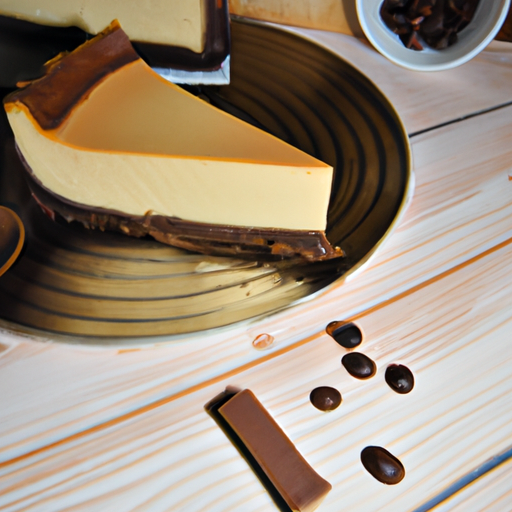 Cheesecake with Espresso Chocolate Topping