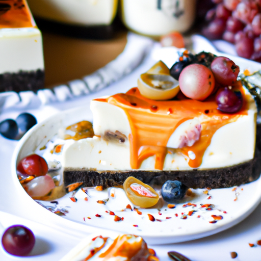 Salted Caramel Berry Cheesecake