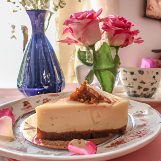 Rose Mocha Delight Cheesecake