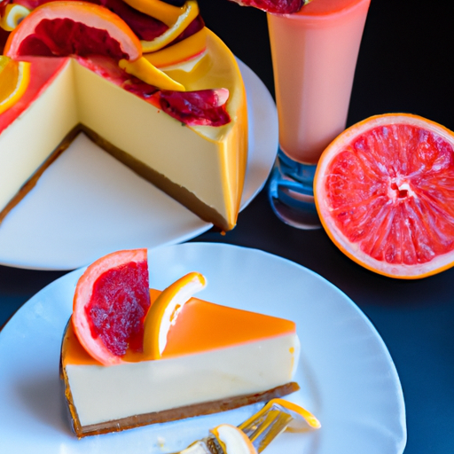 Citrus-Berry Delight Cheesecake