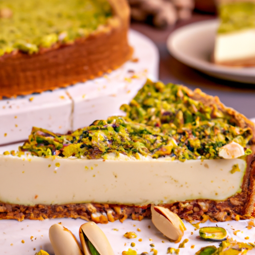 Pistachio Almond Cheesecake