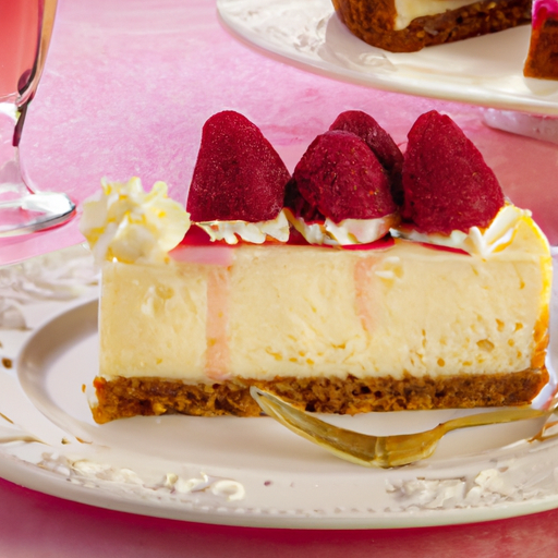 Champagne Raspberry Dream Cheesecake