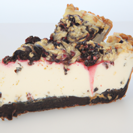 Cookies & Cream Cheesecake with Berries & Cream Topping