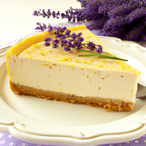 Lavender Honey Cheesecake