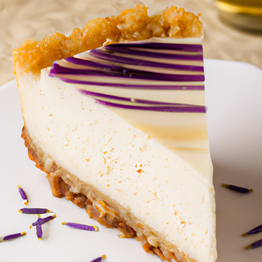 Lavender & Honey Cheesecake with Vanilla Bean Frappuccino Topping