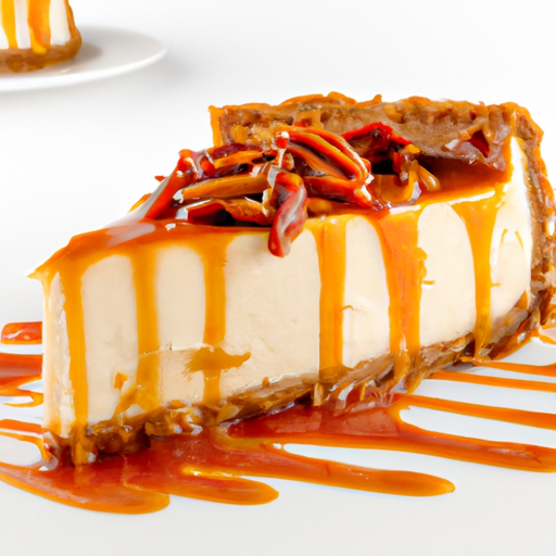 Caramel Chilli Cheesecake with Butter Pecan Filling