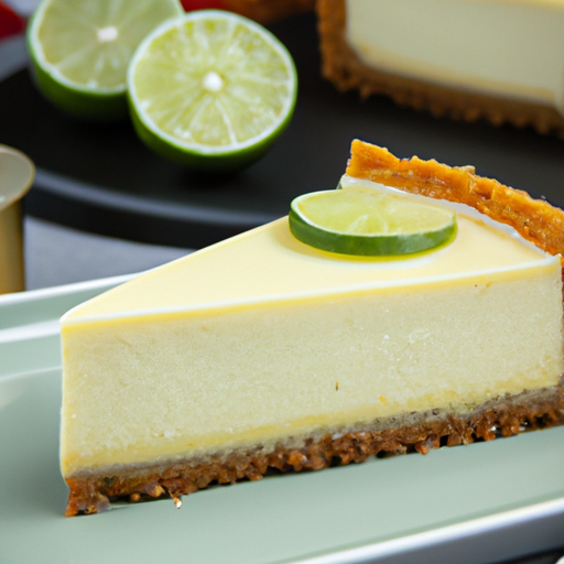 Pumpkin Spice Cheesecake with Parmesan & Garlic Base and Lime & Ginger Topping