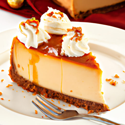 Bourbon Caramel Cheesecake