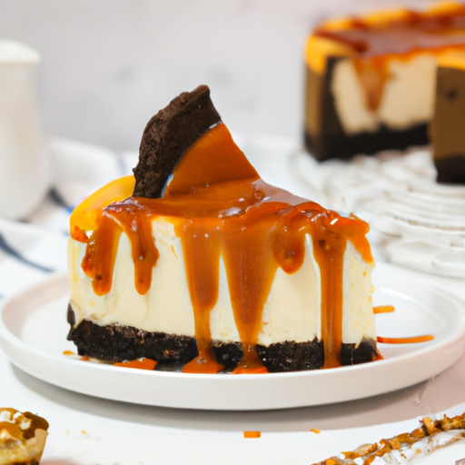 Salted Caramel Oreo Cheesecake