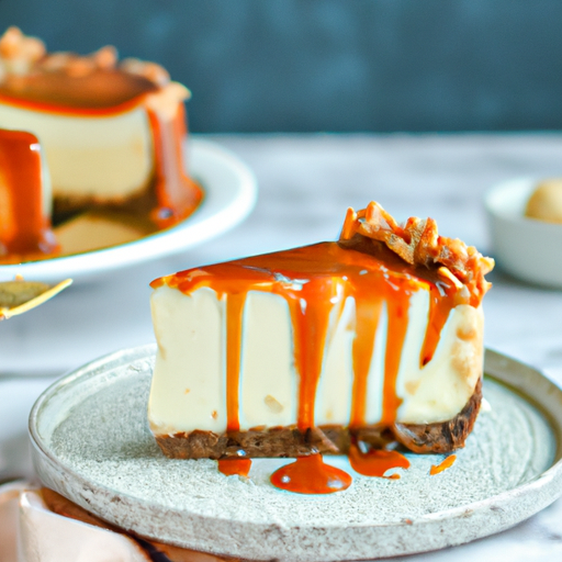 Caramel Greek Yogurt Cheesecake Recipe