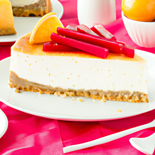 Brie & Cranberry Cheesecake with Greek Yogurt & Honey Filling and Grapefruit & Honey Topping Recipe