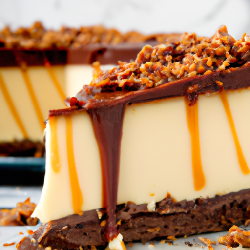 Cheesecake with a Maple Granola Crust and Chocolate Ganache