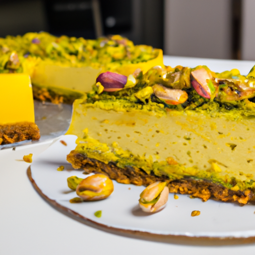 Pistachio Mango Delight Cheesecake Recipe