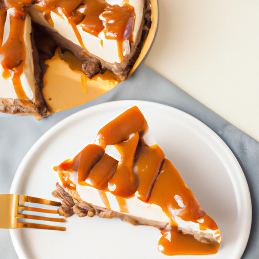 Salted Caramel Toffee Cheesecake