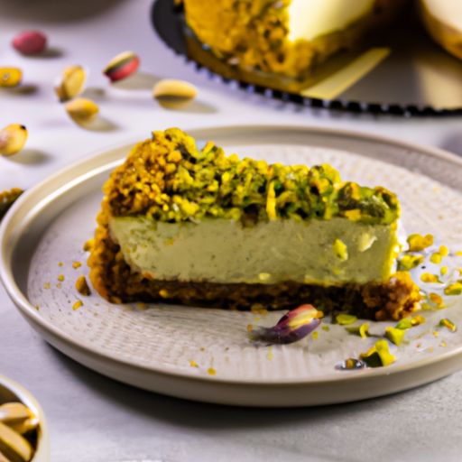 Creamy Pistachio Cheesecake