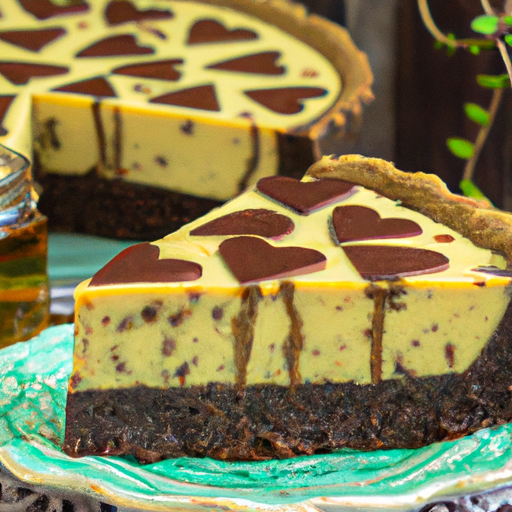 Whiskey-Chocolate Cheesecake with Hemp Hearts Crust and Fudge Brownie Topping