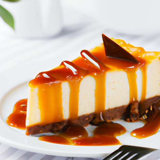 Caramel New York Cheesecake with Shortbread Crust