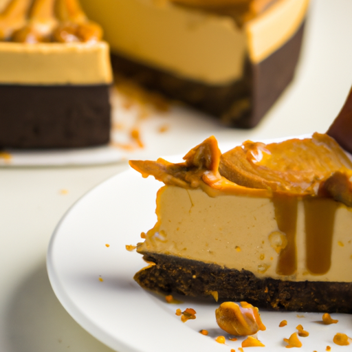 Caramel Peanut Butter Cup Cheesecake