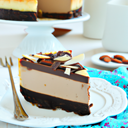 Espresso Almond Cheesecake