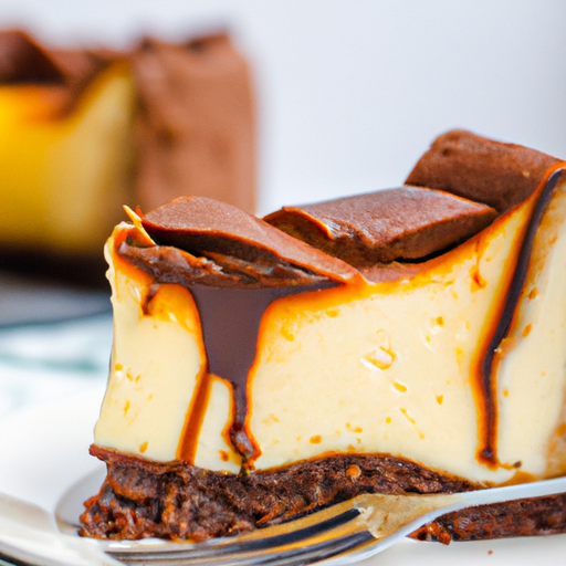 Cinnamon Roll Cheesecake with Chocolate Ganache Topping