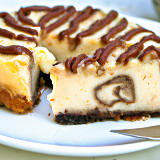 Cinnamon Roll Cookies & Cream Cheesecake with Chocolate Ganache