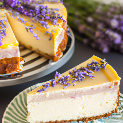 Lavender Honey Cheesecake