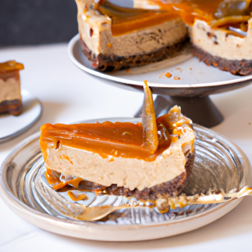 Salted Caramel Chia Cheesecake