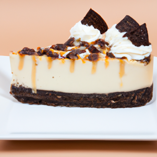 Black & White Cheesecake with Toffee Crunch Topping