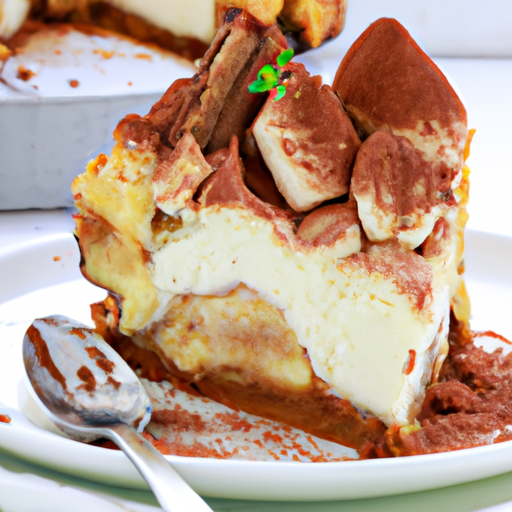 Cinnamon Roll Tiramisu Cheesecake with Marshmallow Topping