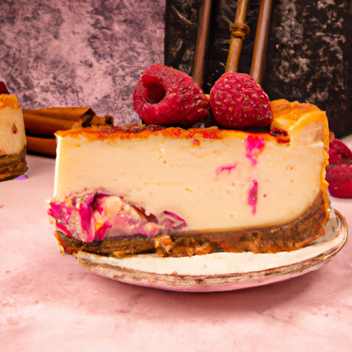 Cinnamon Rose Berry Cheesecake