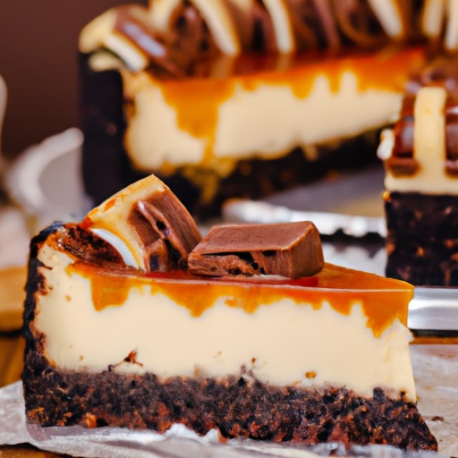 Oreo Salted Caramel Cheesecake with Fudge Brownie Topping