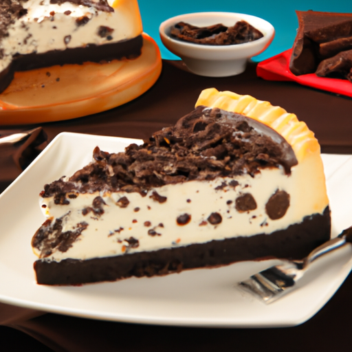 Cookies & Cream Cheesecake with Hot Fudge Topping