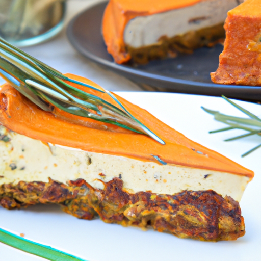 Rosemary & Olive Oil Sweet Potato Cheesecake