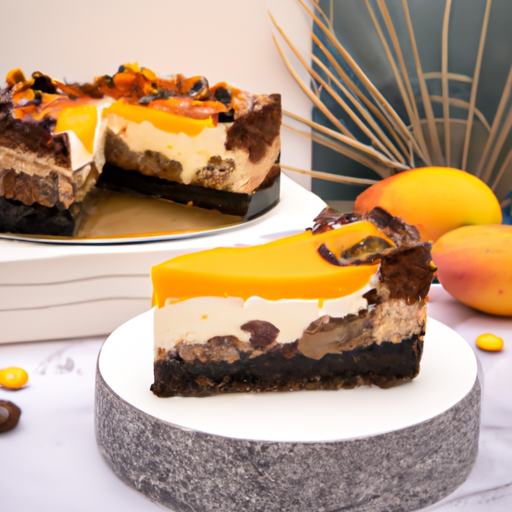 Rocky Peach Mango Cheesecake