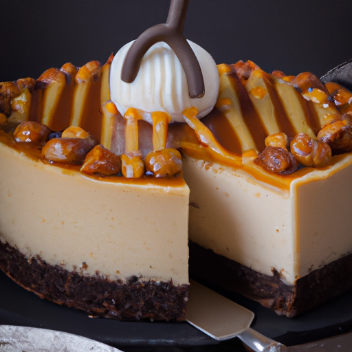 Caramel Macadamia Cheesecake