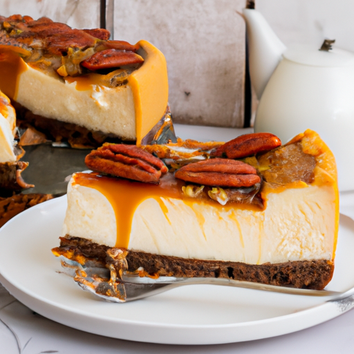 Salted Caramel Pecan Cheesecake