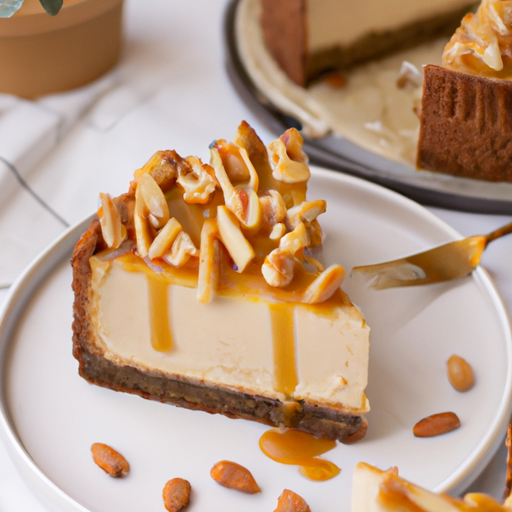 A Touch of Almonds Cheesecake