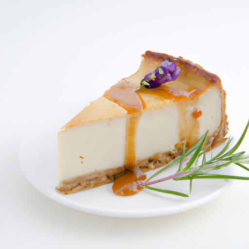 Lavender & Honey Cheesecake