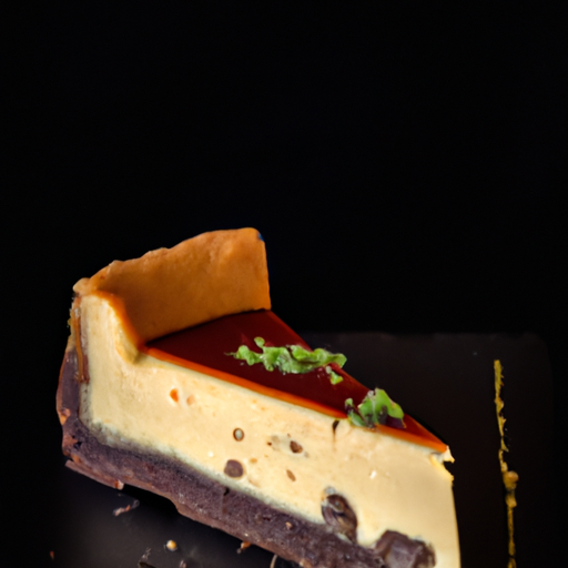 Brown Butter & Sage Cheesecake with Salted Caramel Filling and Cheesecake Truffle Topping