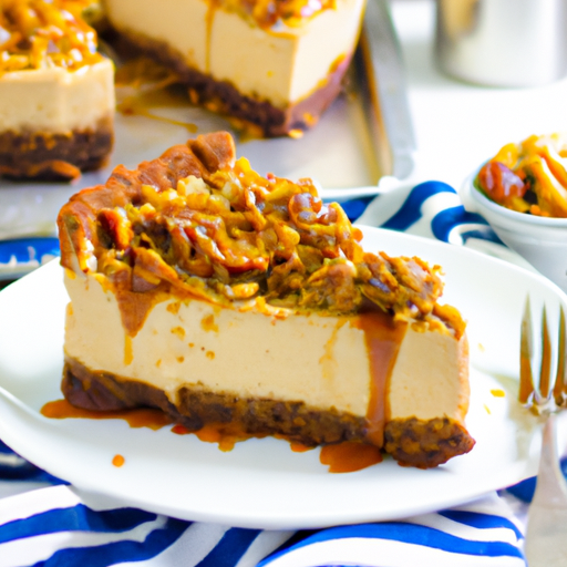 Caramel Bourbon Peanut Butter Cheesecake with Oatmeal Raisin Crust Recipe