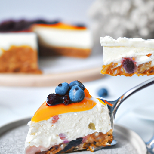 Blueberry Carrot Cheesecake