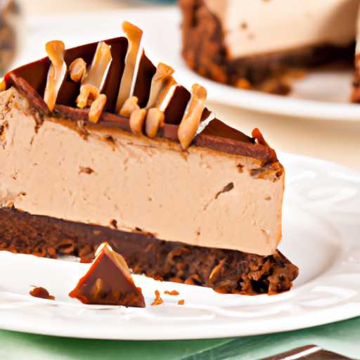 Chocolate Hazelnut Cheesecake with Mocha Latte Topping