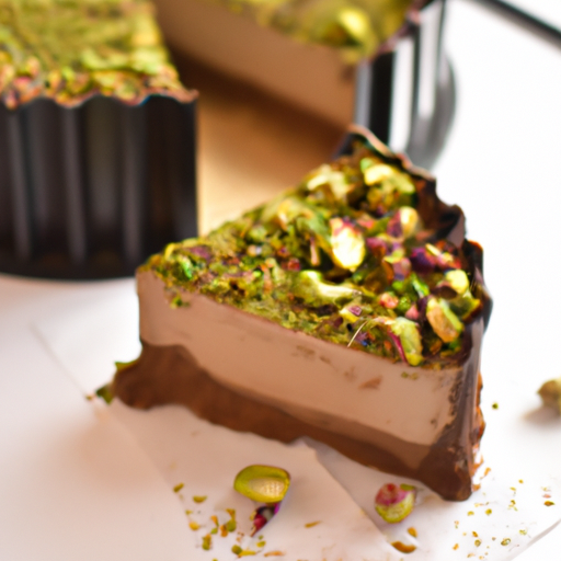 Creamy Chocolate Hazelnut Pistachio Cheesecake