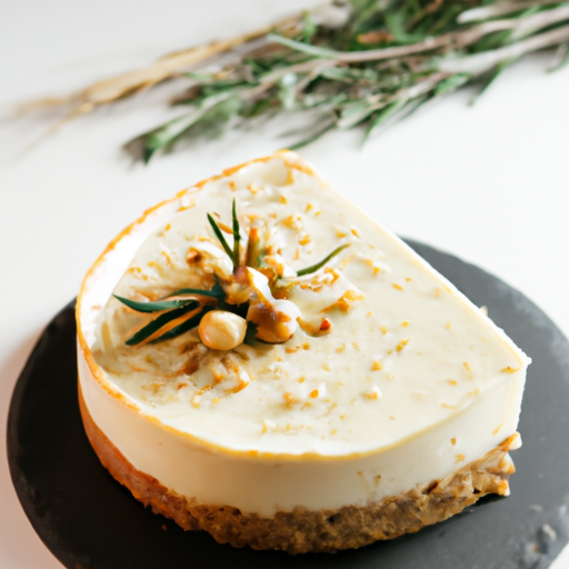 Rosemary, Granola & Macadamia Cheesecake