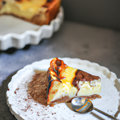 Cinnamon Roll Cheesecake with Lemon Curd Topping