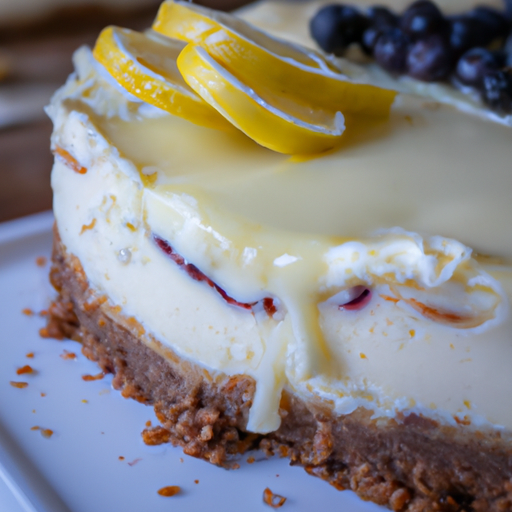 Luscious Lemon Blueberry Cheesecake Recipe