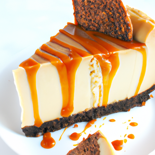 Bourbon Caramel Toffee Cheesecake