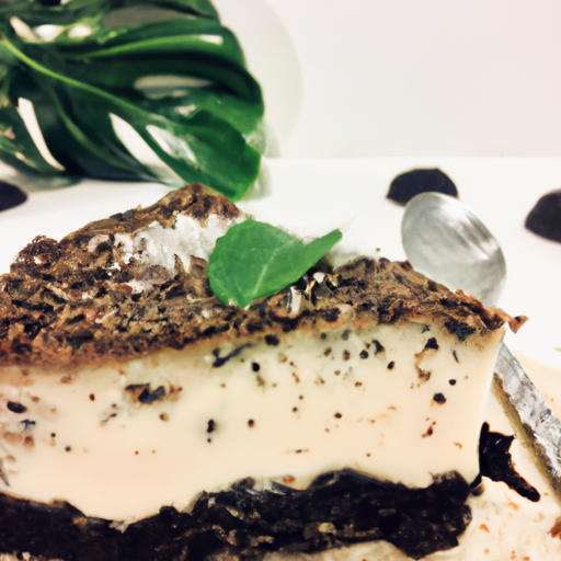 Coconut Chia Oreo Cheesecake with Fudge Brownie Topping